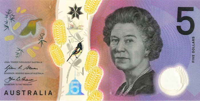 Australia - 5 Australian Dollars - P-New - 2016 dated Foreign Paper Money